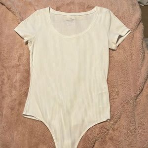 Hollister White Bodysuit size Large